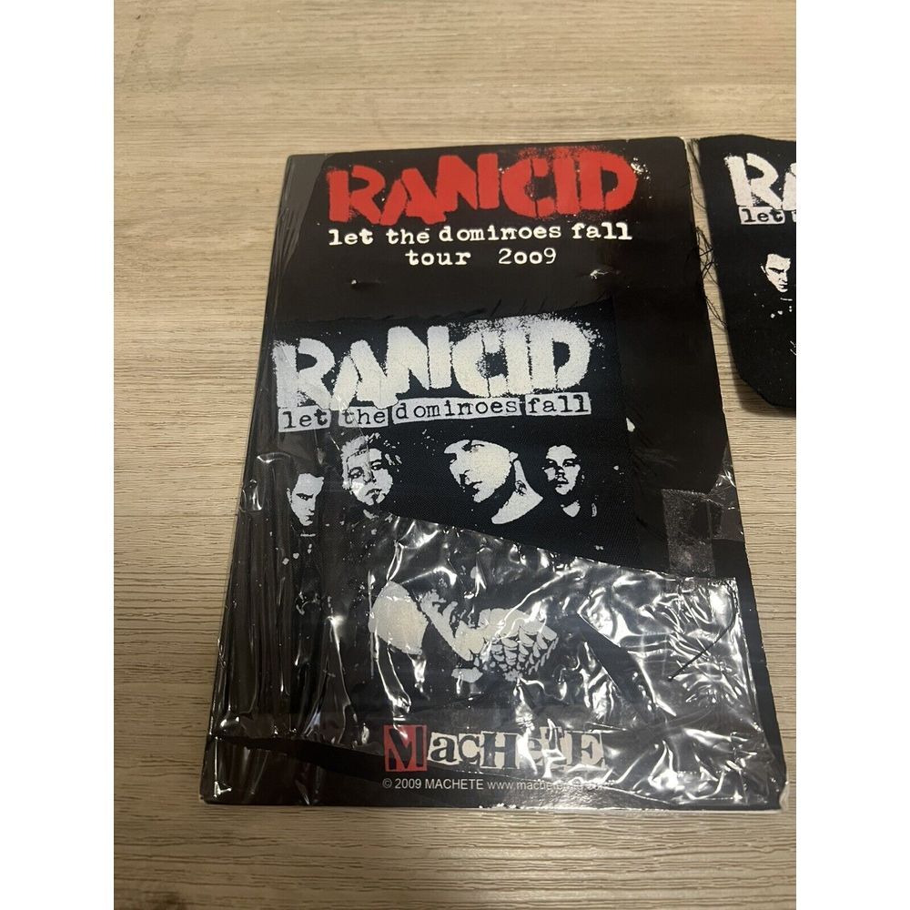 Rancid Let the Dominoes Fall 2009‎ Official Tour Promo Patches Patch 3 Pack - Picture 3 of 8